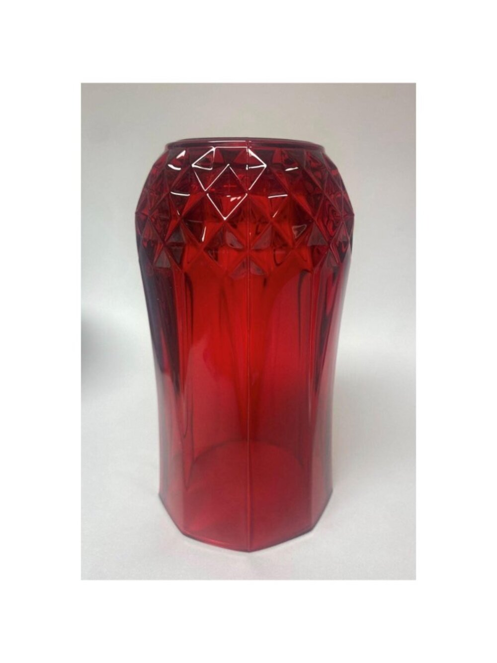 Set Of 4 Vintage Ruby Red Longchamp by Cristal D'Arques - Durand Tumblers - Picture 4 of 6